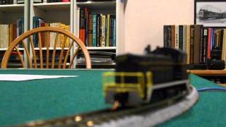 Walthers nscale EMD SW91200 mechansim with Life Like BampO shell [upl. by Cote]