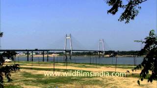 New Yamuna bridge over the Ganga at Allahabad [upl. by Zoie]