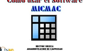 Cómo usar Software MICMAC [upl. by Innoc123]