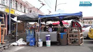 Court directive to clear vendors from the vicinity of Demico House in Stabroek Georgetown [upl. by Ainegue]