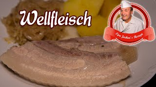 Wellfleisch selber machen  Kesselfleisch aus der Hausschlachtung  Opa Jochens Rezept [upl. by Yeniffit]