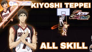 KIYOSHI TEPPEI All Skill  Kuroko no Basket Street Rivals 木吉鐵平 技能展示！  黑子的籃球SR [upl. by Sylvan]