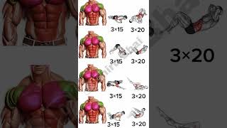 ABS AND CHEST TRICEPS EXERCISE abs chest tricepsworkout [upl. by Enomor188]