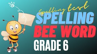 SPELLING QUIZ 2 Spelling Bee Words Grade 6 Spelling BeesSpelling Practice Learn Vocabulary [upl. by Ati]