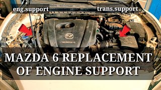 How To Replace Mazda 6 Engine Support [upl. by Fish]