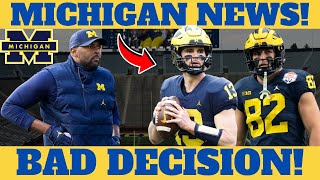 LAST MINUTE DECISION SHOCKED EVERYONE MICHIGAN WOLVERINES NEWS [upl. by Lomaj511]