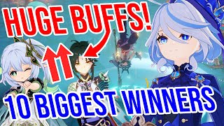 Top 10 BIGGEST BUFFS in Genshin Impact History [upl. by Anna-Diane]