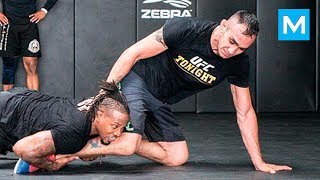 Tony Ferguson Training for Khabib  Muscle Madness [upl. by Dillie]