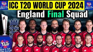 England T20 World Cup Squad 2024 Announced 🏏  Breaking News [upl. by Landers]