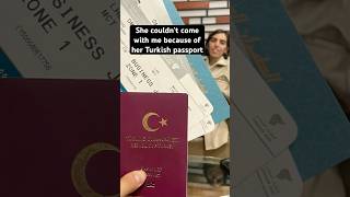 Turkish passport is ranked 50 USA is ranked 6 passportturkishtraveler [upl. by Annaor]