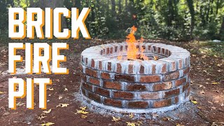 Brick Fire Pit [upl. by Lennod66]