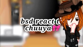 bsd react to chuuya as random gacha tiktok soukoku [upl. by Ecnahs860]