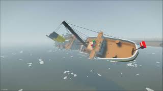 The Capsizing of the RMS Ingleterra  Stormworks [upl. by Kitty]