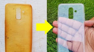 Smartphone Cover Restoration Cleaning Yellowness of Phone Cover [upl. by Otina]