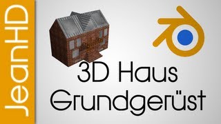 3D Haus Part 1  Grundstruktur  Gaube mit Fenstern  Blender Tutorial [upl. by Bone]