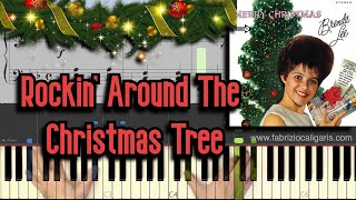 Rockin’ Around The Christmas Tree  Piano Cover  PDF  Midi [upl. by Naira]