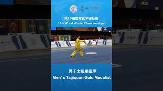 Man s Taijiquan Champion at the 16th World Wushu Championships [upl. by Ehav]