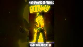 Primis Hardwork 💪🥵 freefireedit totalgaming shortsfeed shortsviralcapcut [upl. by Merry]