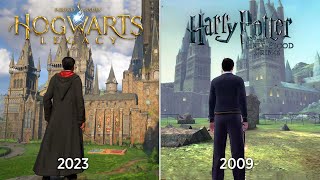 Hogwarts Legacy vs Harry Potter Game  Physics and Details Comparison [upl. by Ennis203]