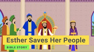 Bible story quotEsther Saves Her Peoplequot  Kindergarten Year B Quarter 3 Episode 4  Gracelink [upl. by Atinihs368]