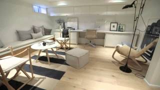 Interior Design — Modern ScandinavianInspired Bright Basement Renovation [upl. by Shore421]