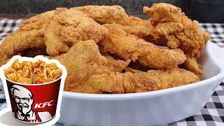 FRANGO KFC  COMO FAZER  DESCUBRA O SEGREDO  FRANGO FRITO  Cebola e Salsa [upl. by Einnij931]