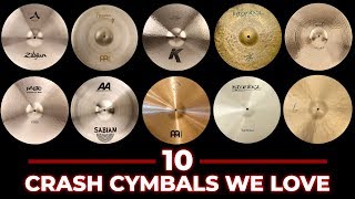 10 Crash Cymbals Compared  Which is Best For You [upl. by Reldnahc626]