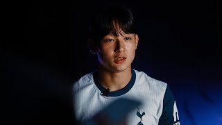 YANG MINHYEOKS FIRST INTERVIEW AS A TOTTENHAM HOTSPUR PLAYER [upl. by Nylrehc]