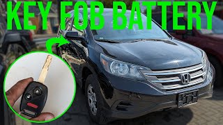 Key RemoteFob Battery Replacement  Honda CRV 20122016 [upl. by Niad152]