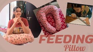 part 1 Feeding pillow drafting amp cutting  How to make a nursery cushion infant babyproducts [upl. by Emili281]