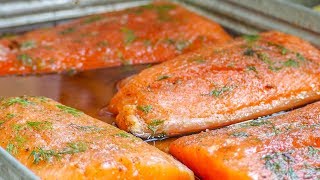 How to Smoke the BEST Salmon at Home on the Weber Smokey Mountain [upl. by Michelsen]