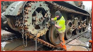 Men Fully Restore the BIGGEST GUN TANK IN THE WORLD  FV4005 Start to Finish MrHewes [upl. by Fisuoy]