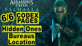 All Magas Codex Pages Hidden Ones Bureau Locations  Assassins Creed Valhalla [upl. by Eilram969]