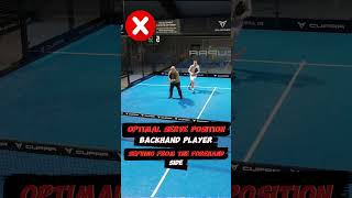 Ace Your Game Padel Tennis Serve Mastery and Pro Positioning 🎾🔥  Padel padeltennis [upl. by Oiznun]