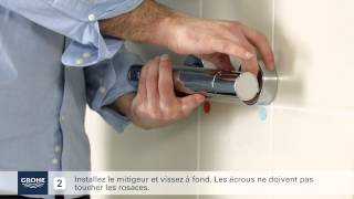 Comment Installer facilement un mitigeur Thermostatique Douche [upl. by Hairam]