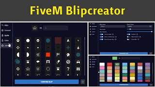 Free FiveM Blipcreator  Blip restriction Job based blips and more [upl. by Elmina740]