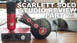 Focusrite Scarlett Studio CM25 Condenser Mic Review  Test [upl. by Augie]