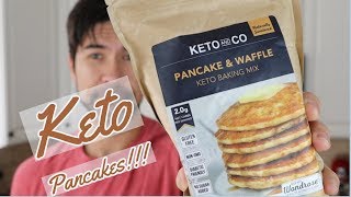 Keto Pancakes Keto and Co Pancake Mix Review [upl. by Ardy]