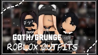 Roblox Grunge Outfits WITH CODES  LINKS [upl. by Inasah]