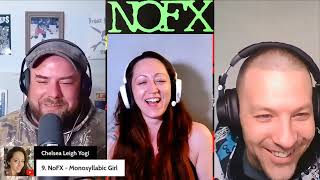 NOFX  Monosyllabic Girl Reaction Review amp Rating  Punk Night on Request Fest [upl. by Aneerol]