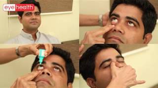 हिंदी  How to Instill Eye Drops [upl. by Heise]