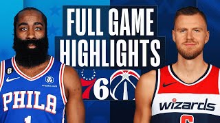 76ERS at WIZARDS  NBA FULL GAME HIGHLIGHTS  October 31 2022 [upl. by Ledua919]