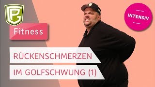 Rückenschmerzen beim Golfschwung  was tun Teil 1 [upl. by Engelbert]