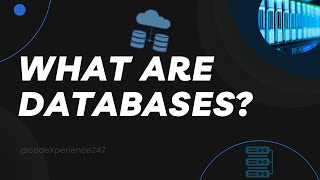 What is a Database  Relational and NoSQL databases [upl. by Etteniuq]