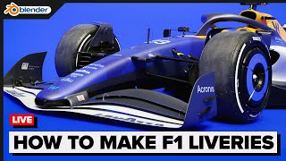 How To Create Your Own 2022 F1 Liveries 3D Render [upl. by Andros799]