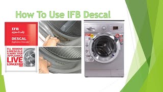 How to use ifb descale powder  ifb essentials descal appliance descaler  Tips N Triks [upl. by Bibby324]