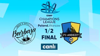 Birbaşa Bakı vs FC Andezit 12 Final EMF Çempionlar Liqası [upl. by Alleuqcaj702]