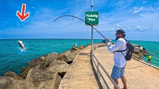 2 Hours Fishing The Worlds Best Jetties [upl. by Janessa451]