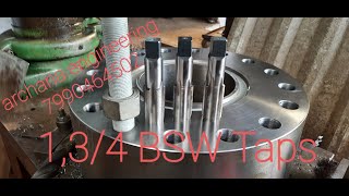 Tapping operation electric tapping machineM36 Tapping work [upl. by Sidwell]