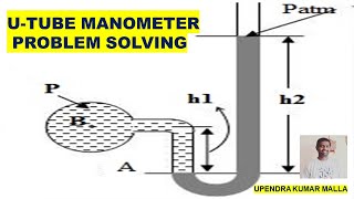 U  Tube Manometer Problem Solving  Manometers  Types of Manometers  Basics  Telugu Lecture [upl. by Largent]